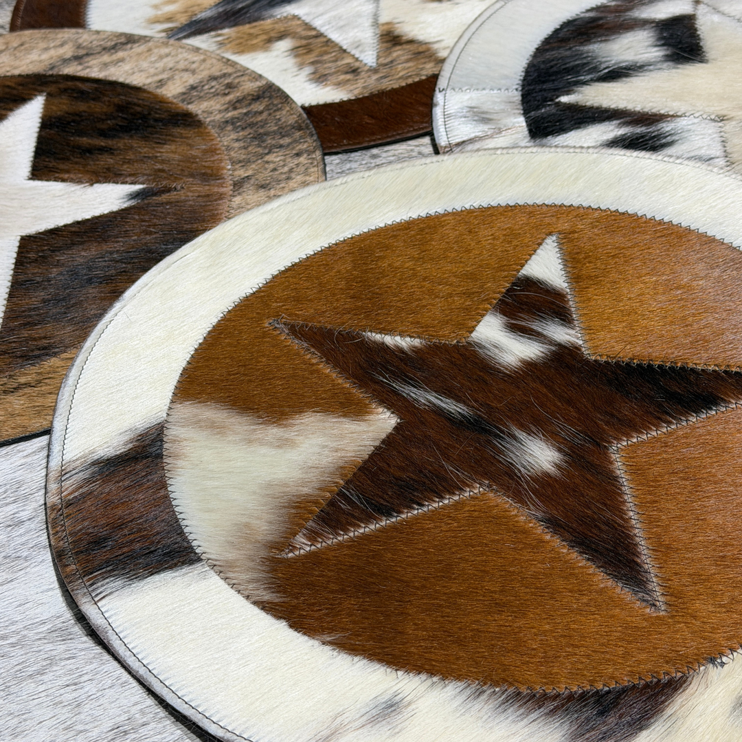 Cowhide Placemat Set of 4
