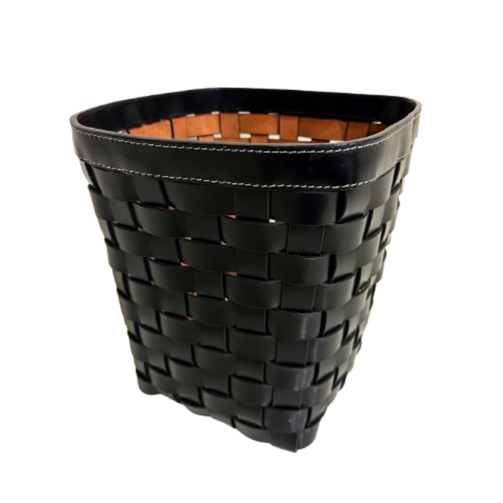Leather Basket
