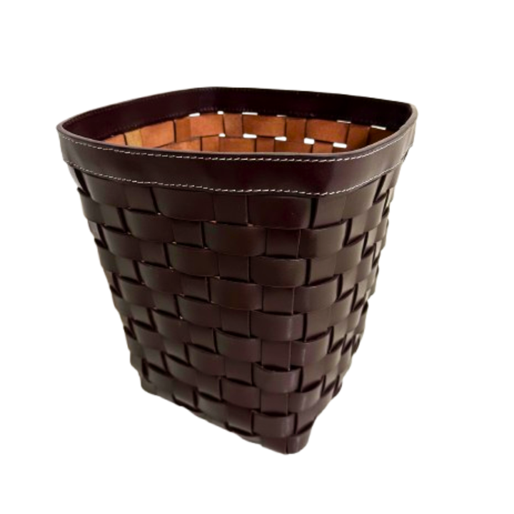 Leather Basket