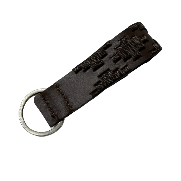Western Leather Keychain