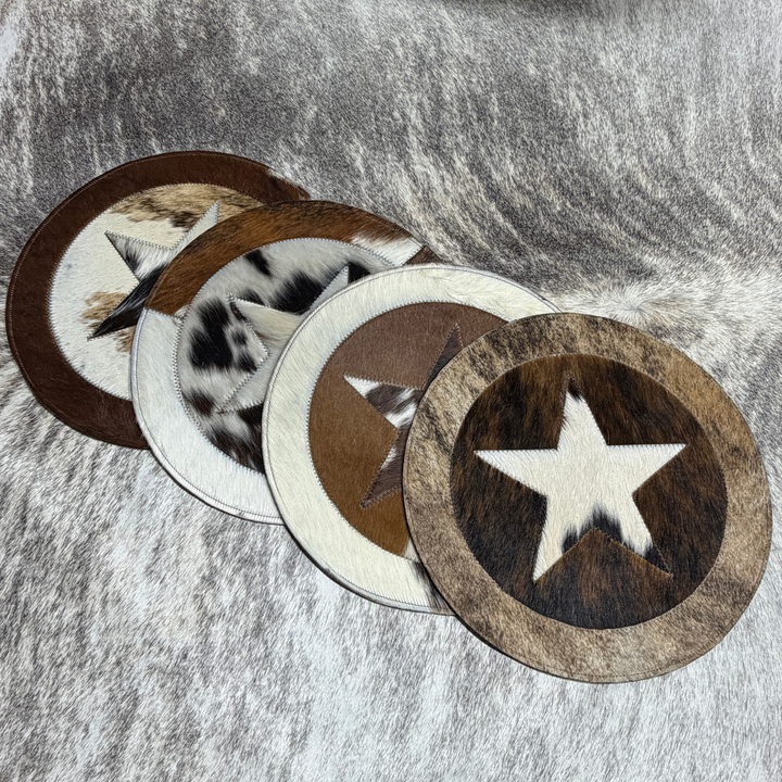 Cowhide Placemat Set of 4