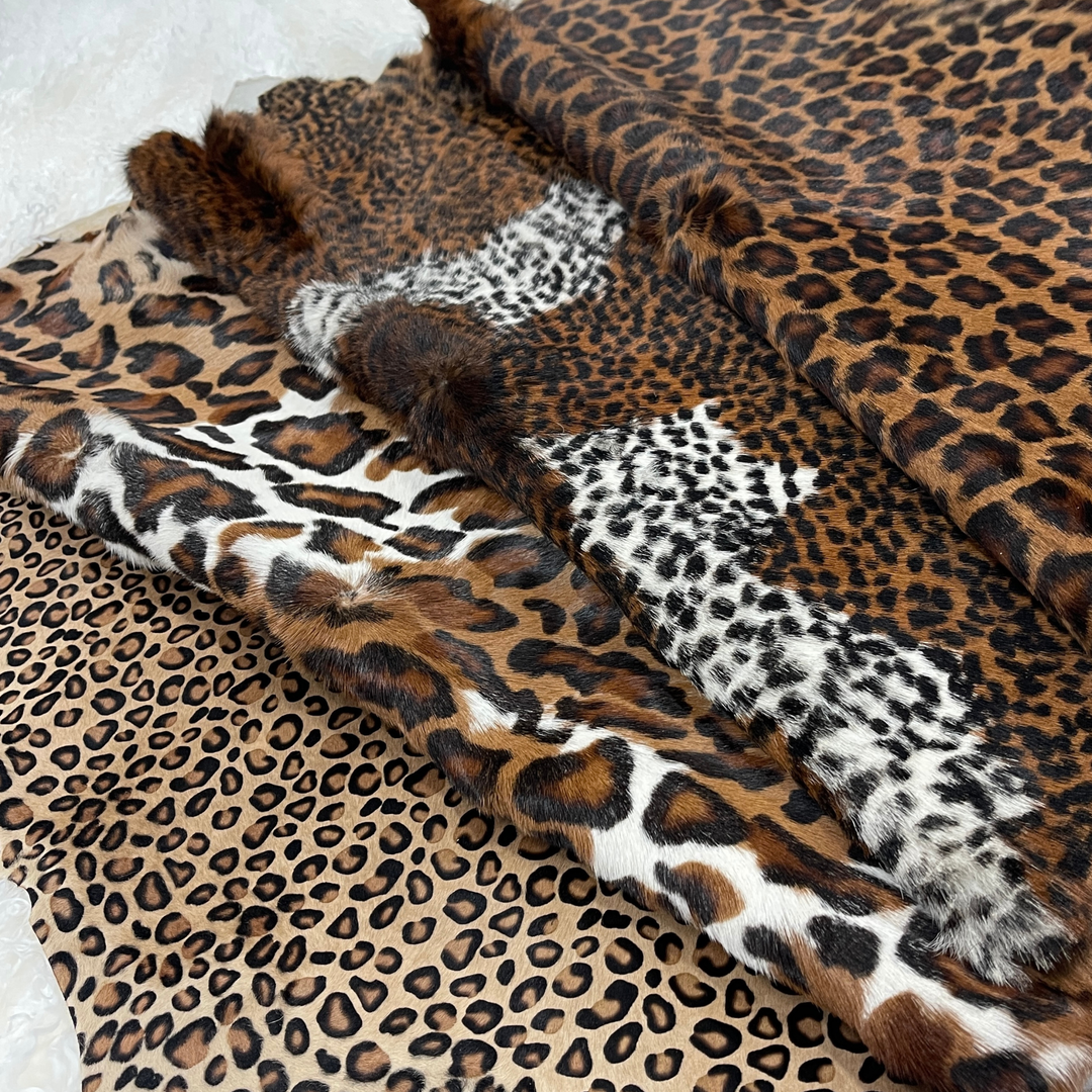 Stenciled Calf Skins