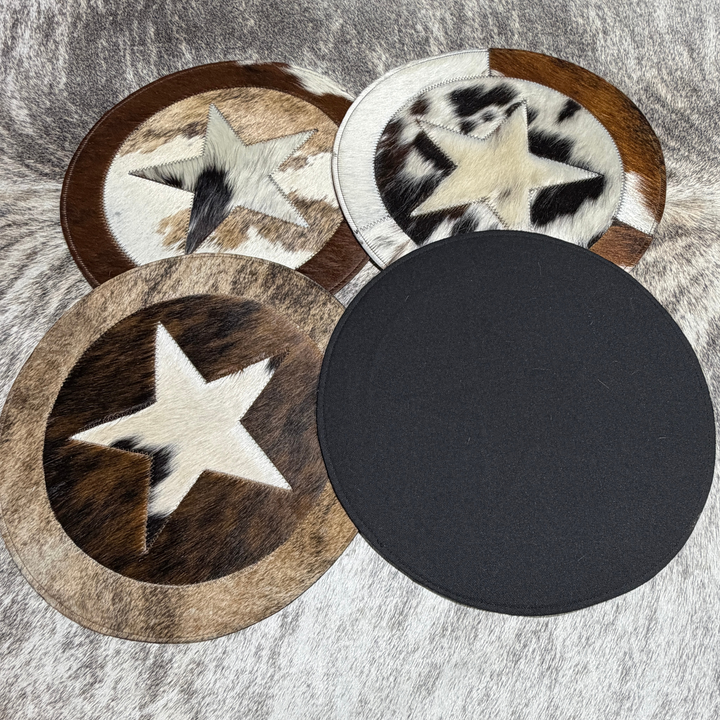 Cowhide Placemat Set of 4