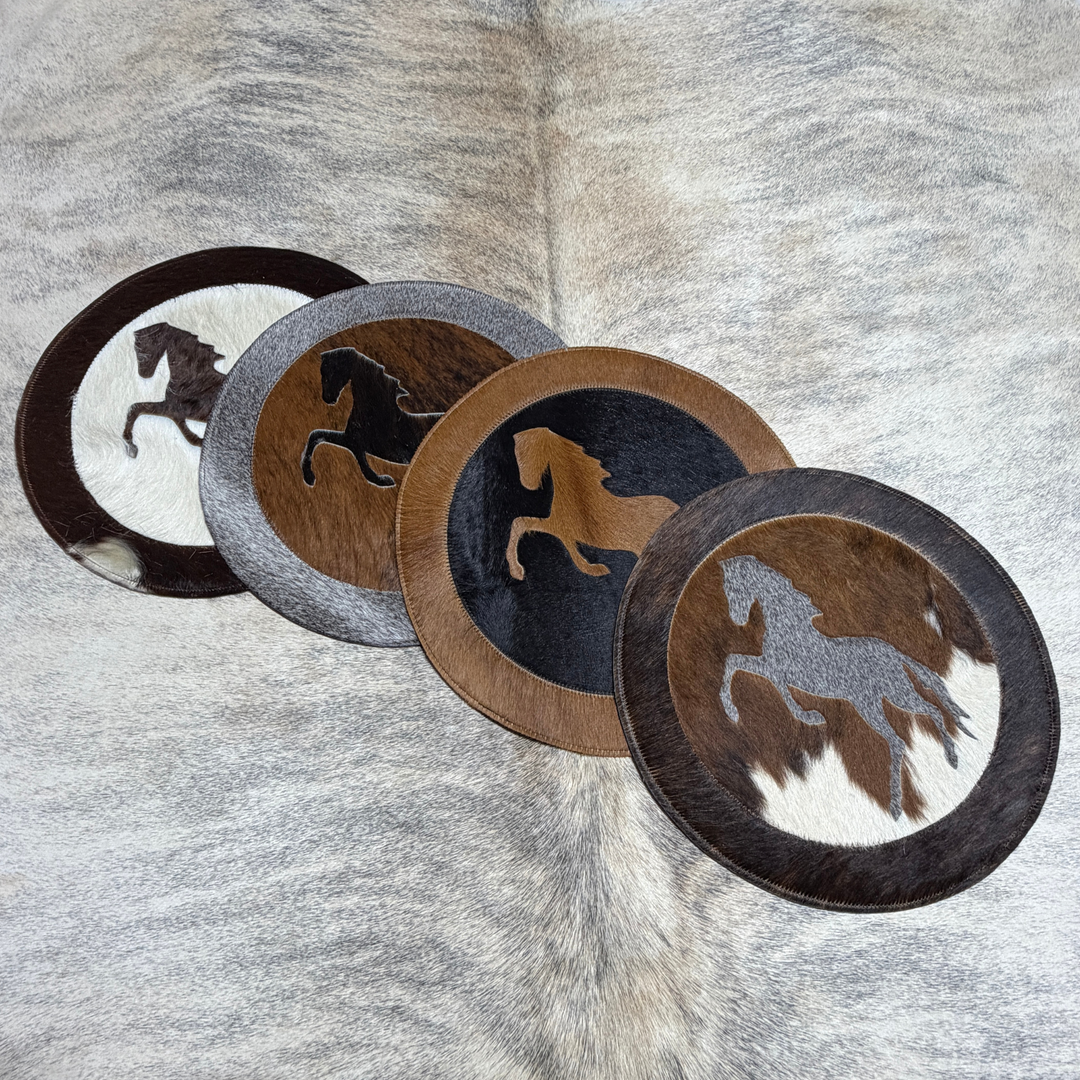 Cowhide Placemat Set of 4